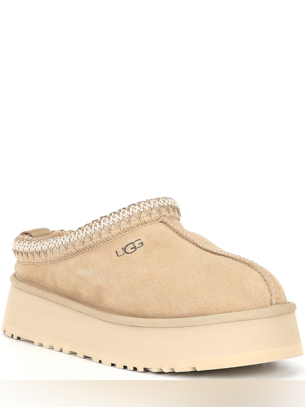 UGG Cozy Suede Slip On Platform Slippers
